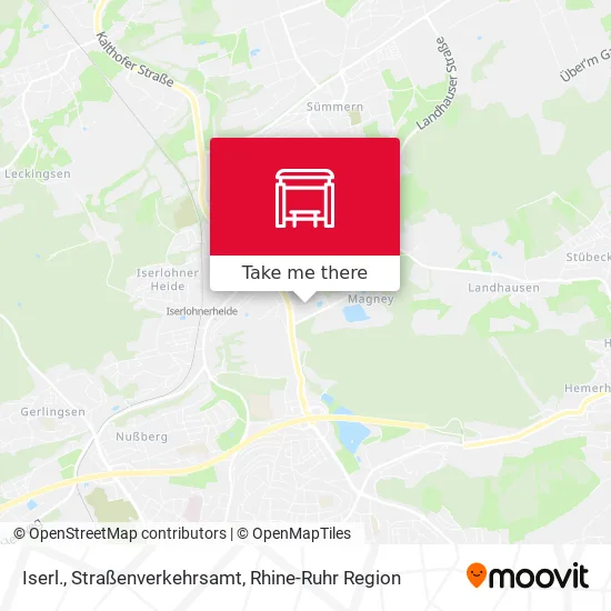 Карта Iserl., Straßenverkehrsamt