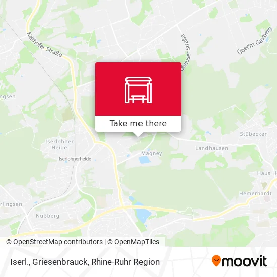 Карта Iserl., Griesenbrauck