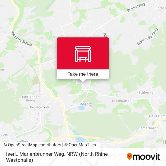 Iserl., Marienbrunner Weg map