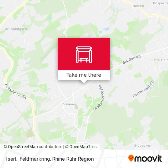 Карта Iserl., Feldmarkring