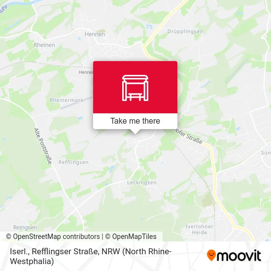 Карта Iserl., Refflingser Straße