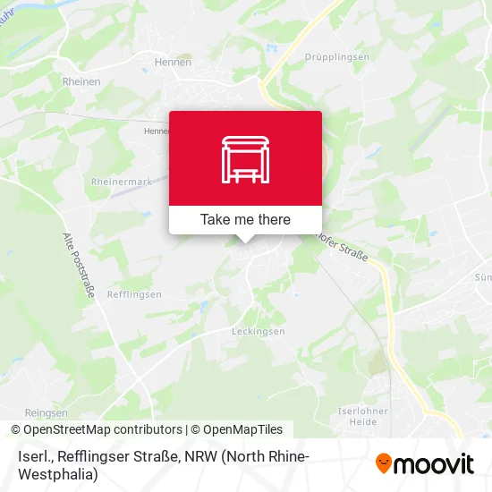 Карта Iserl., Refflingser Straße