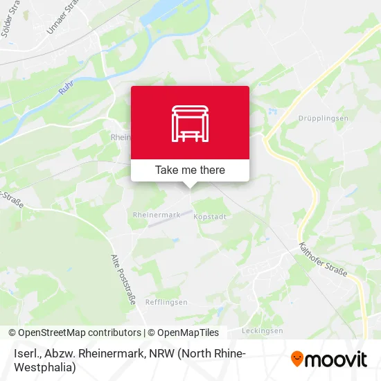 Карта Iserl., Abzw. Rheinermark