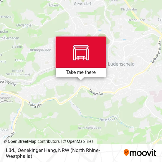 Lüd., Oenekinger Hang map