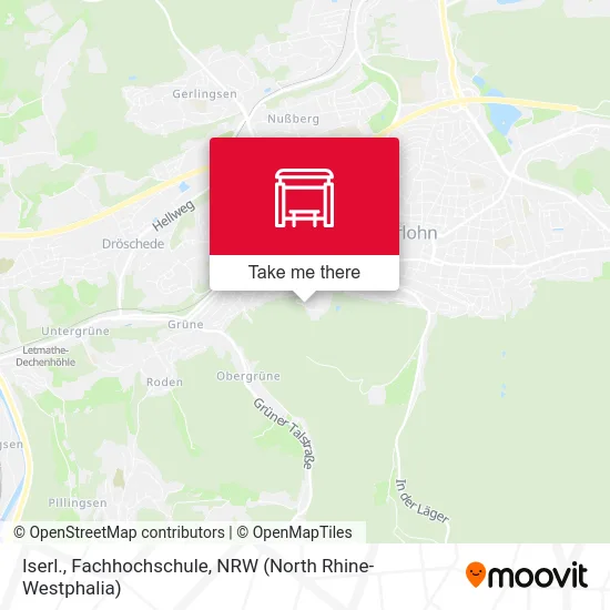 Карта Iserl., Fachhochschule