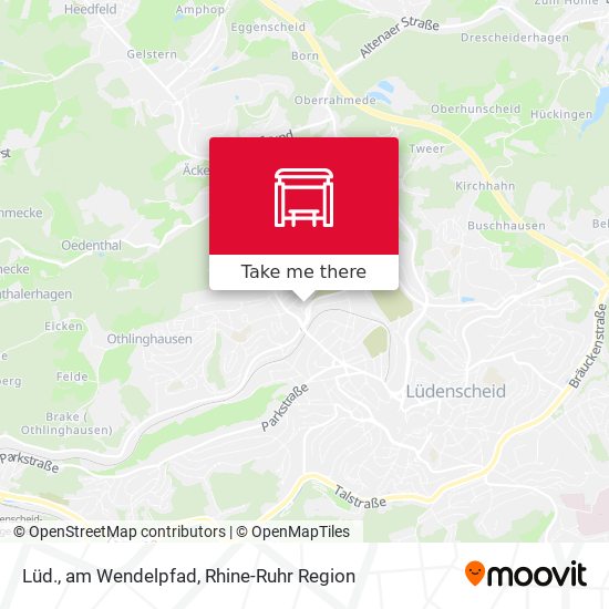 Lüd., am Wendelpfad map