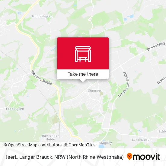 Карта Iserl., Langer Brauck