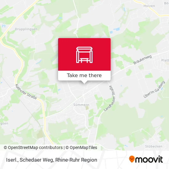 Карта Iserl., Schedaer Weg