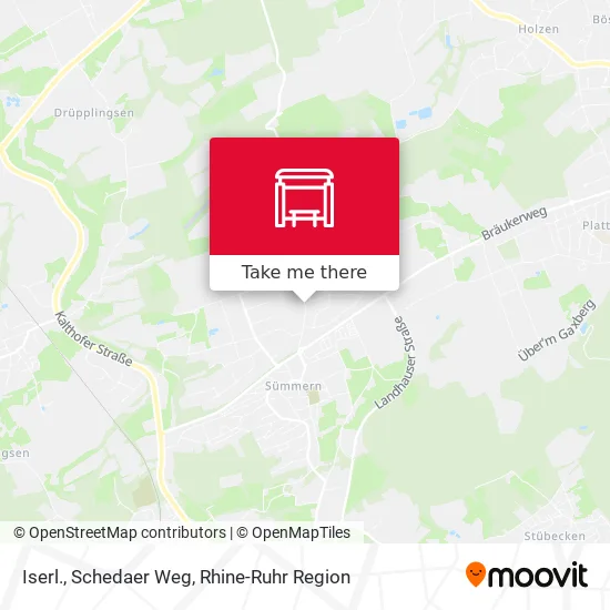 Карта Iserl., Schedaer Weg