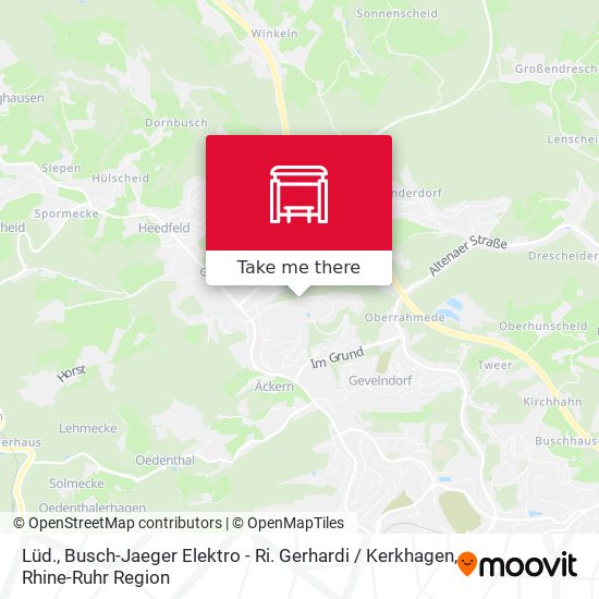 Lüd., Busch-Jaeger Elektro - Ri. Gerhardi / Kerkhagen map