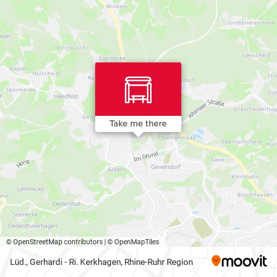 Lüd., Gerhardi - Ri. Kerkhagen map