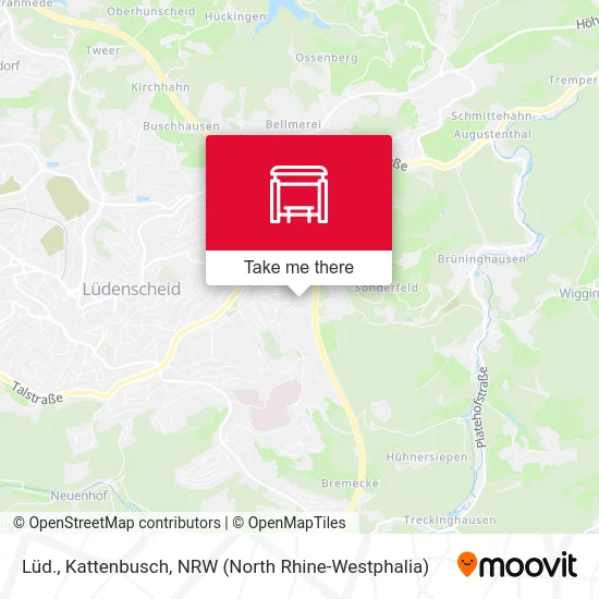 Lüd., Kattenbusch map