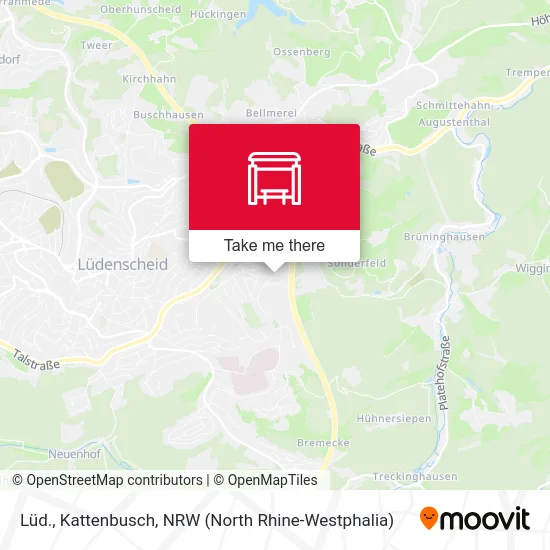 Lüd., Kattenbusch map