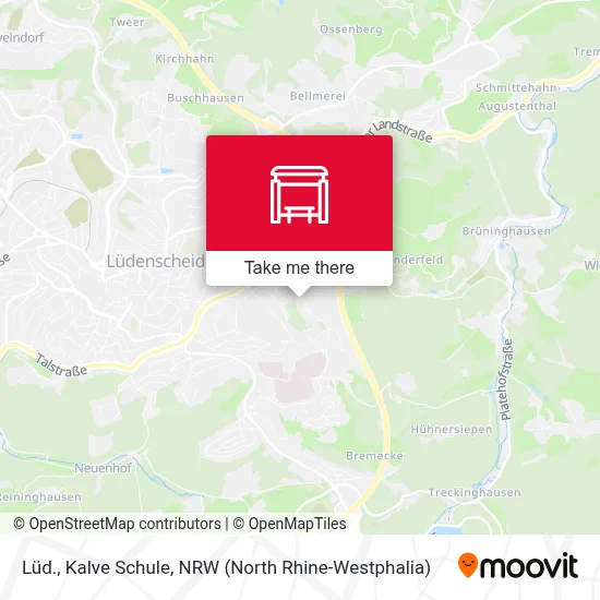 Lüd., Kalve Schule map