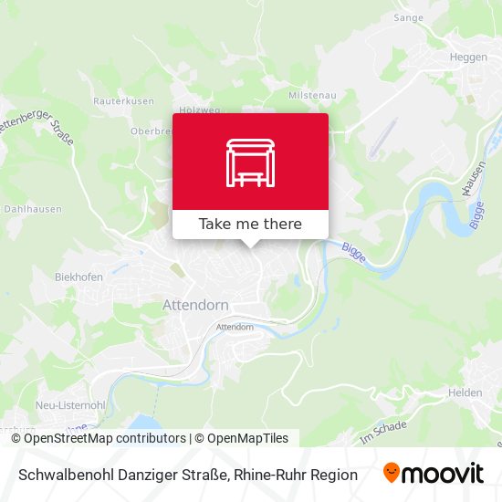 Карта Schwalbenohl Danziger Straße