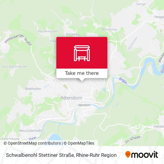 Schwalbenohl Stettiner Straße map