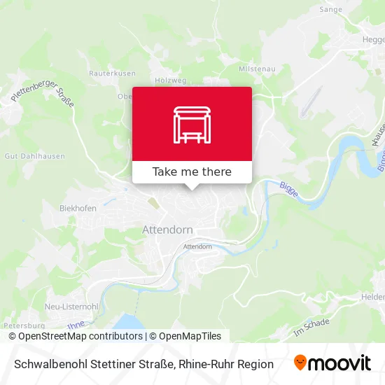 Карта Schwalbenohl Stettiner Straße
