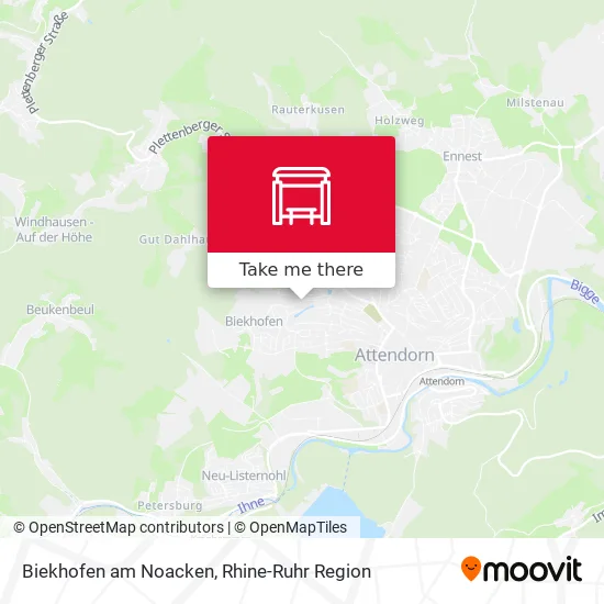 Карта Biekhofen am Noacken