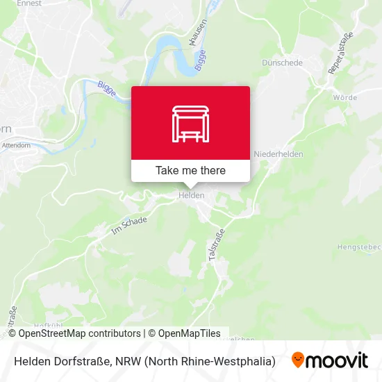 Helden Dorfstraße map