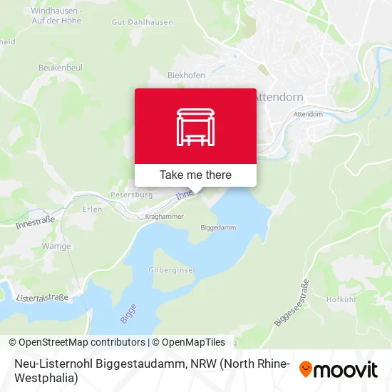 Карта Neu-Listernohl Biggestaudamm