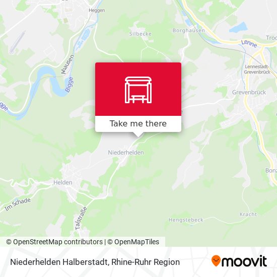 Niederhelden Halberstadt map
