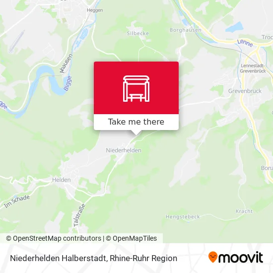 Карта Niederhelden Halberstadt