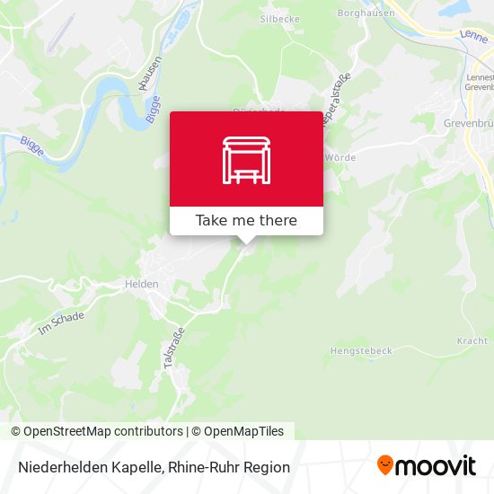 Niederhelden Kapelle map