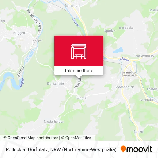 Röllecken Dorfplatz map