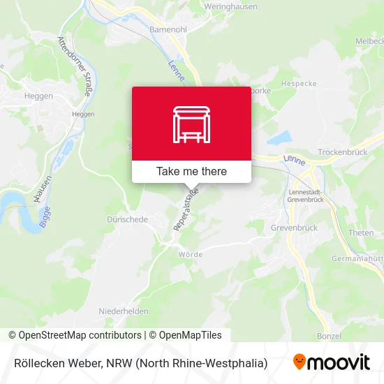 Röllecken Weber map