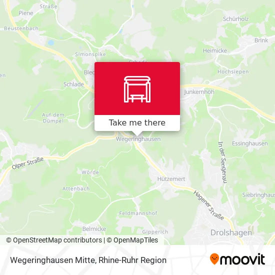 Карта Wegeringhausen Mitte