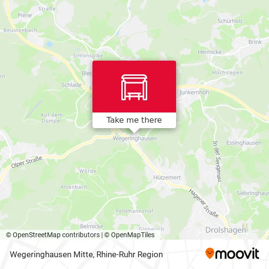 Карта Wegeringhausen Mitte