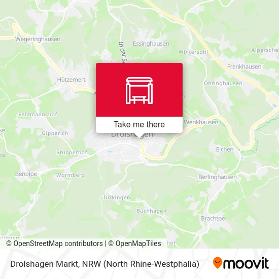 Drolshagen Markt map