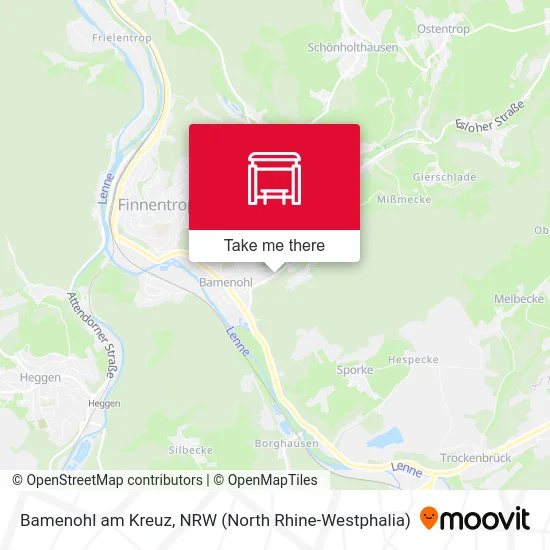 Bamenohl am Kreuz map