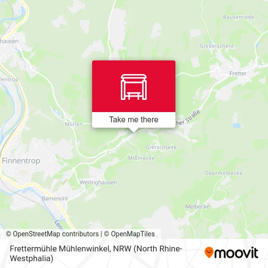 Frettermühle Mühlenwinkel map