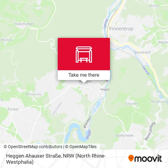 Карта Heggen Ahauser Straße
