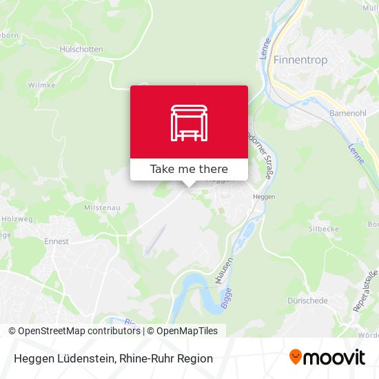 Heggen Lüdenstein map