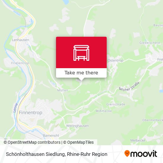 Schönholthausen Siedlung map