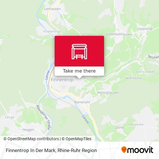 Finnentrop In Der Mark map