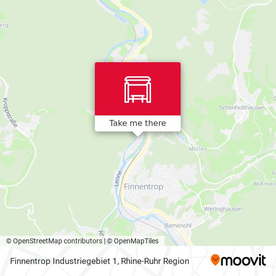 Finnentrop Industriegebiet 1 map