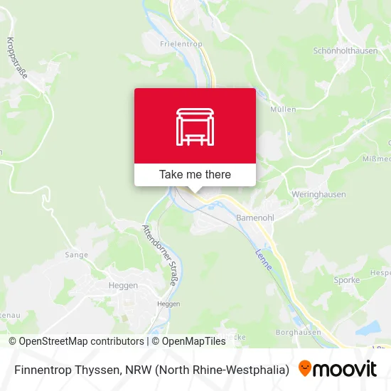 Finnentrop Thyssen map