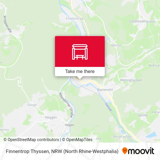 Finnentrop Thyssen map