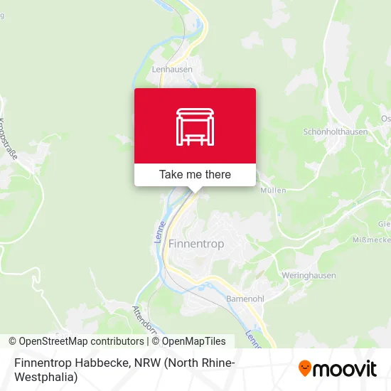 Finnentrop Habbecke map