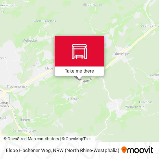Карта Elspe Hachener Weg