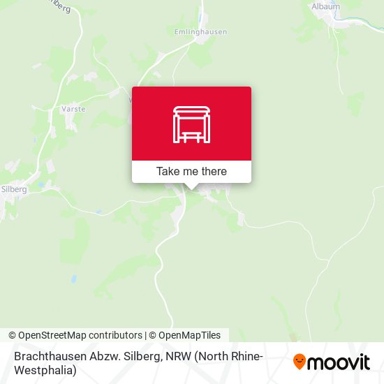Brachthausen Abzw. Silberg map