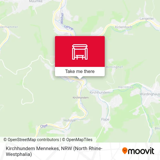 Kirchhundem Mennekes map