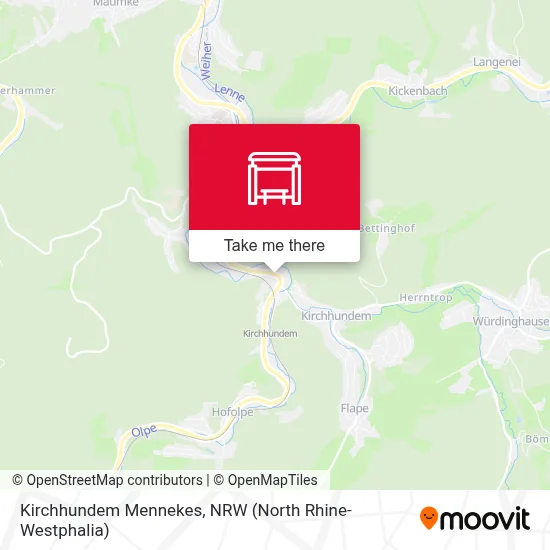 Kirchhundem Mennekes map