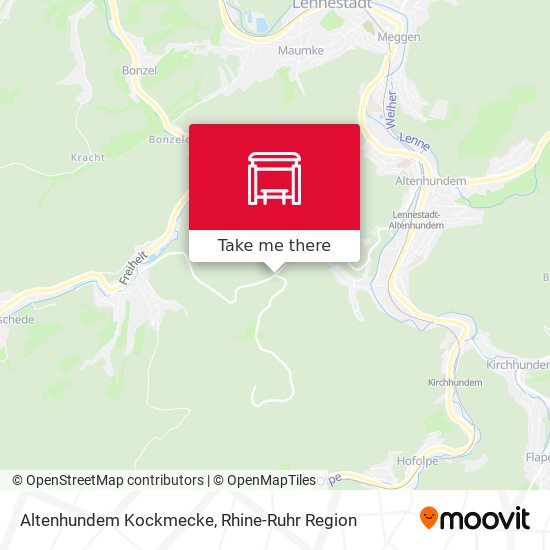 Altenhundem Kockmecke map