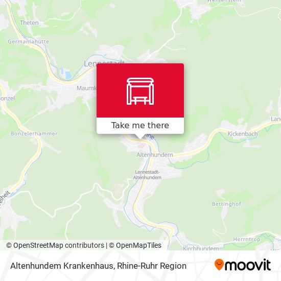 Altenhundem Krankenhaus map