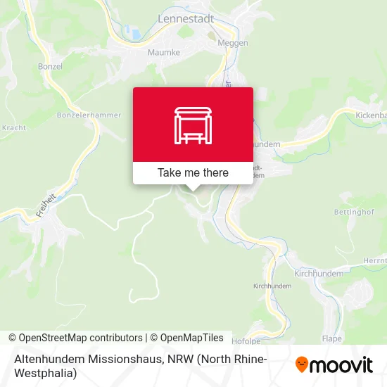 Altenhundem Missionshaus map