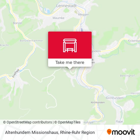 Altenhundem Missionshaus map